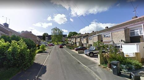 VEHICLE FIRE: The Incline, Ilminster. Pic: Google Maps