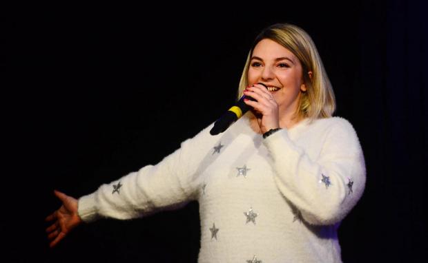 Chard & Ilminster News: ORGANISER: Local singer and actor Bethany Goodman at Chard's Charity Christmas Concert