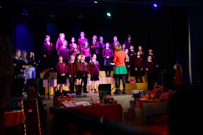 SONGSTERS: Restart Choir perform at Chard's Charity Christmas Concert at Holyrood Academy