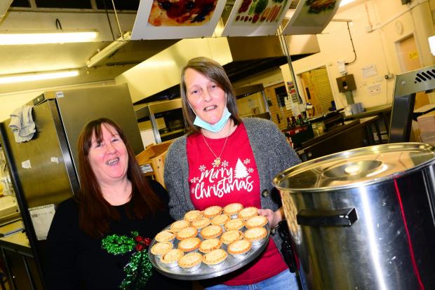 Chard & Ilminster News: MINCE PIES: Angee Cooper and Jacky Hall