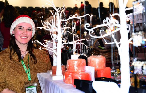 Chard & Ilminster News: FESTIVE: Hannah-Louise Hoad of Amethyst Wireworks