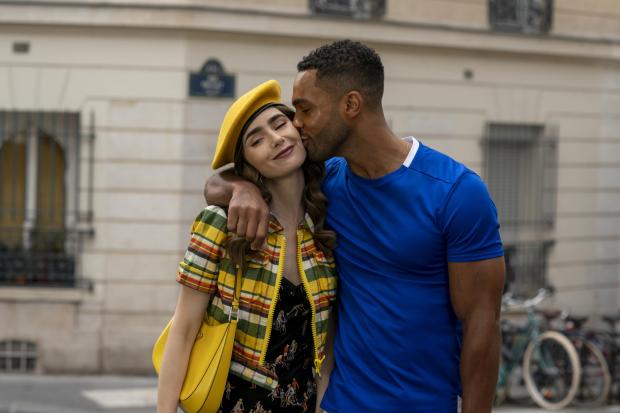 Chard & Ilminster News: (Left to right) Lily Collins as Emily and Lucien Laviscount as Alfie. Credit: Netflix