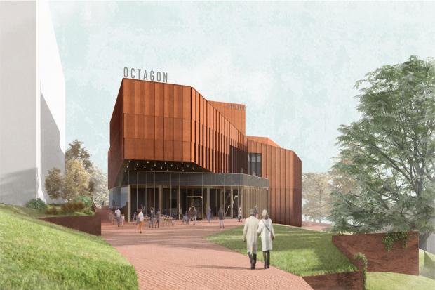 UPGRADE: Artist's impression of the revamped Octagon Theatre in Yeovil. Pic: South Somerset District Council
