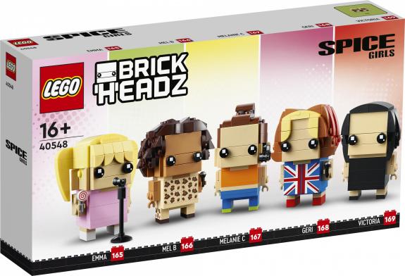 Chard & Ilminster News: LEGO Spice Girls Brick Headz packaging. Credit: LEGO Chard & Ilminster News: LEGO Spice Girls Brick Headz packaging. Credit: LEGO
