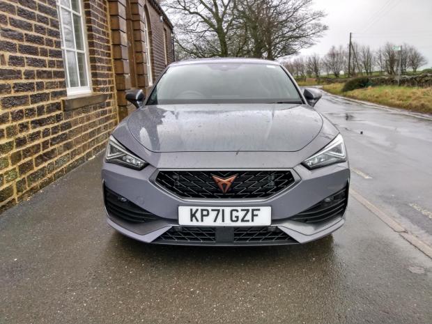 Chard & Ilminster News: The Cupra Leon on test during stormy conditions 