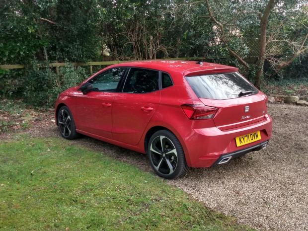 Chard & Ilminster News: The bright read paintwork of the SEAT Ibiza really catches the eye in these images 