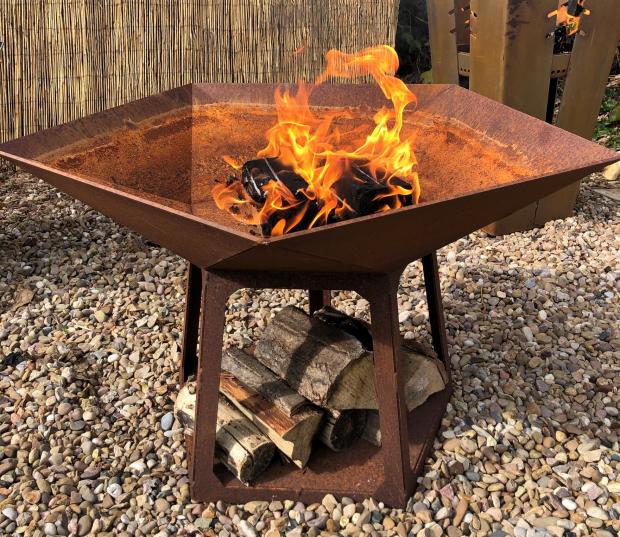 Chard & Ilminster News: Personalised Steel Star Firepit. Credit: Not On The High Street