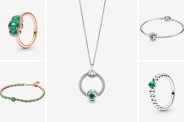 Chard & Ilminster News: Emerald jewellery at Pandora. Credit: Pandora