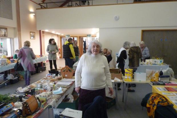 Chard & Ilminster News: Christine Sweet organises the monthly fayre.
