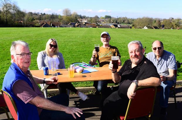 Chard & Ilminster News: John Smith, Andy Rist, Claire Bradshaw, Pete Dunstan, and Nick Fowler.