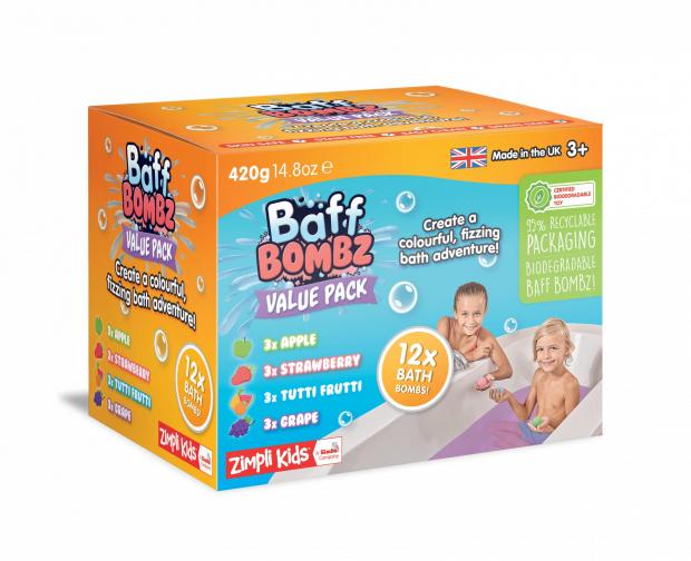 Chard & Ilminster News: Bath Bombs Value Pack X 12 - Fruit Flavours. Credit: PoundToy