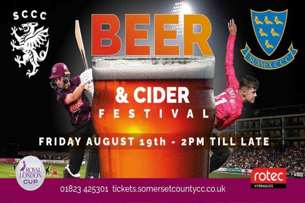 Beer and Cider Festival at Somerset match