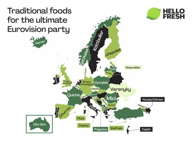 Chard & Ilminster News: Traditional European foods by country from HelloFresh. Credit: HelloFresh