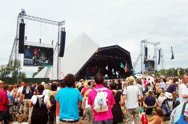 Chard & Ilminster News: Status Quo perform on the Pyramid Stage at Glastonbury 2009. Picture: Paul Jones