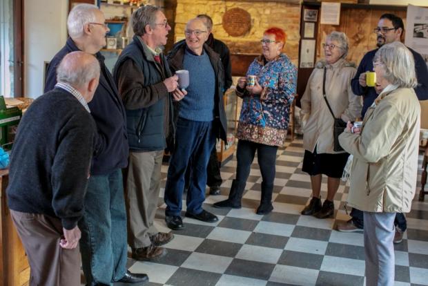 Chard & Ilminster News: Vince during a talk at the museum