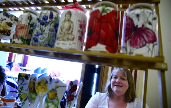 Chard & Ilminster News: Karen Coates from Happy Bee Crafts. Chard & Ilminster News: Karen Coates from Happy Bee Crafts.