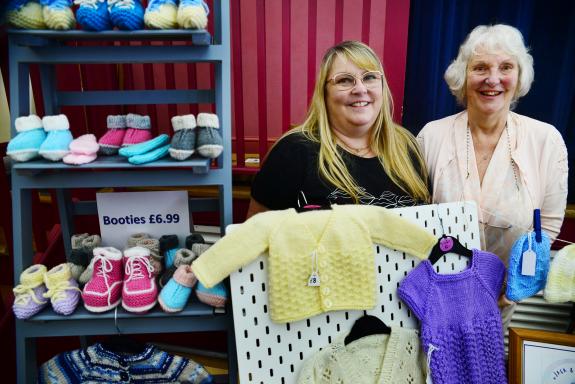 Chard & Ilminster News: Deb Jackson and Trish Wood from Jack and Josie Handmade Baby Items. Chard & Ilminster News: Deb Jackson and Trish Wood from Jack and Josie Handmade Baby Items.