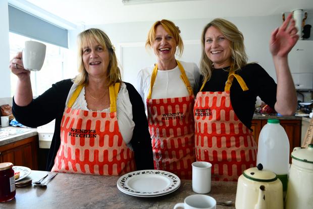 Chard & Ilminster News: Yvette Wells-burr, Wendy Massey and Lucy Gage from Wendy's Kitchen.
