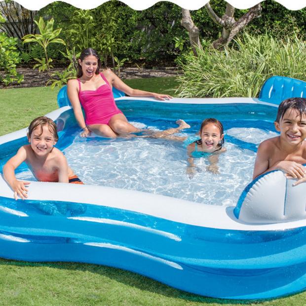 Chard & Ilminster News: The Four-Seater Family Paddling Pool is suitable for children and adults. Picture: The Range