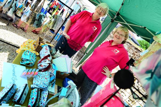 Chard & Ilminster News: Julie Stapleton and Pauline Allen from Somerset Bags