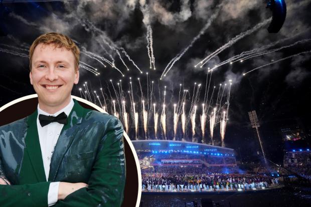 Joe Lycett helped to open the Games