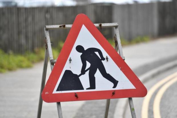Roadworks starting today. Picture: Newsquest