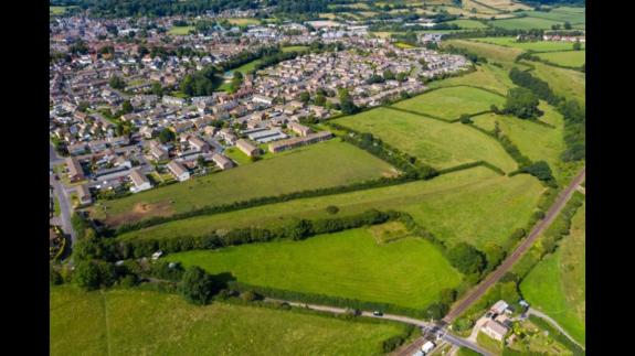 Chard & Ilminster News: An aerial view of the Maple Grove site, where 150 homes could be built. Chard & Ilminster News: An aerial view of the Maple Grove site, where 150 homes could be built.