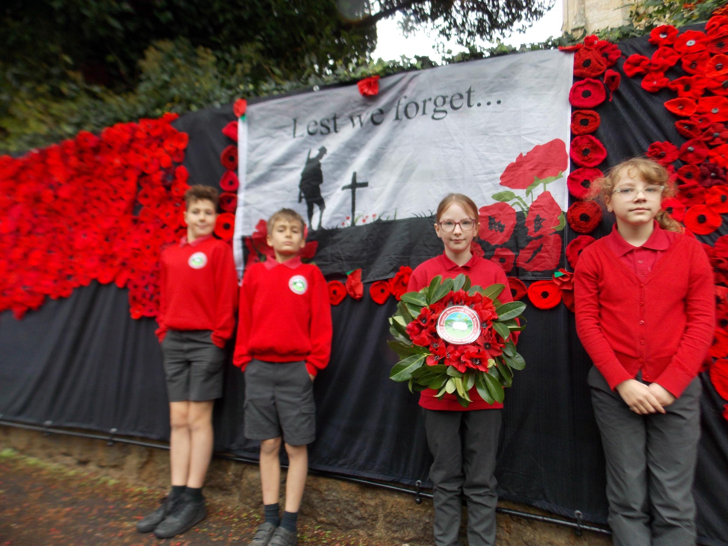 Shepton Beauchamp Church School Remembrance November 2023 - Vimarsana News
