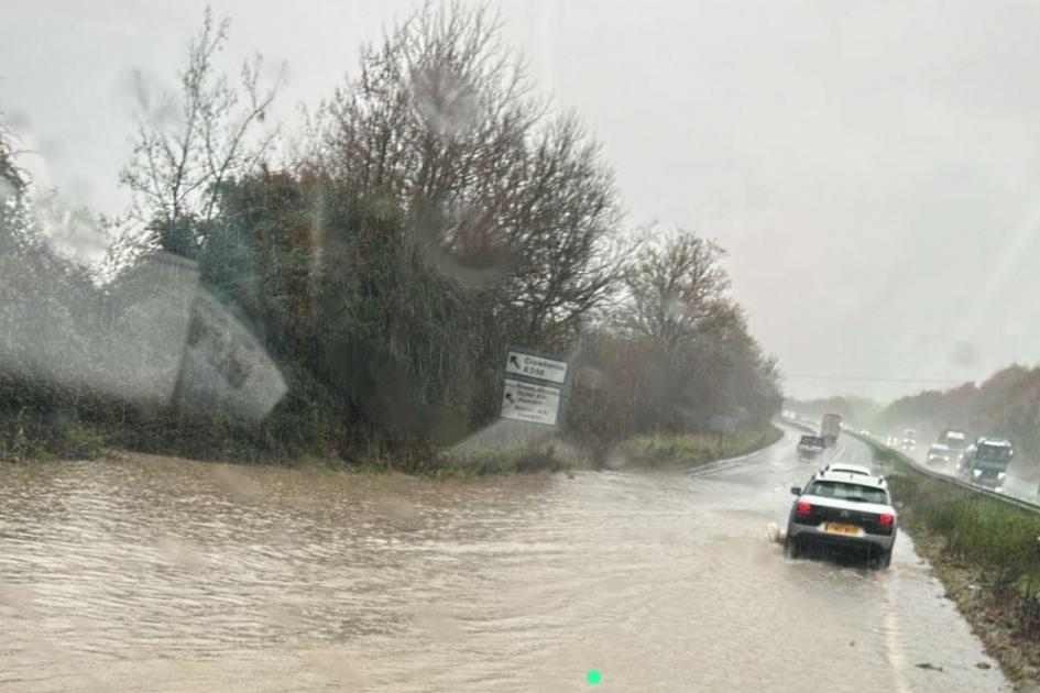 Flooding cause disruption and delays across Somerset | Chard & Ilminster News 