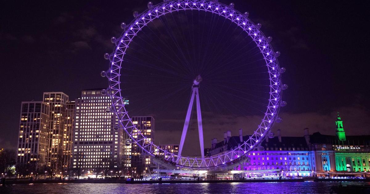Landmarks illuminated purple to mark Holocaust Memorial Day - Vimarsana News