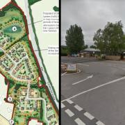 185 homes planned for Tintinhull Road, between the A37 Ilchester Road and the Brimsmore key site