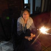 fireworks night at West Abbey home