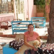 Shelly Ricketts, a British volunteer at Sunshine Animal Refuge Agadir (SARA), which, with her help, were able to save 900 dogs