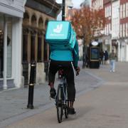 FAST FOOD: A Deliveroo rider (pic: PA Wire)