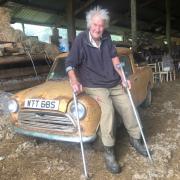 SCRUFFY: Barn stored in deepest Devon is a 1978 Mini pickup, valued at £2,000-£4,000
