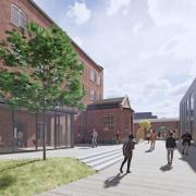 PLAN: How Boden Mill may look as part of the Chard Regeneration scheme. Pic: AHR Architects