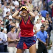 CHAMPION: Emma Raducanu reacts to her US Open final win (Image: ZUMA, PA Media)
