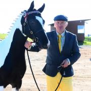 Richard Burge and Moor Farm Bowman at the South West Regional Show in Chard. Picture: Steve Richardson