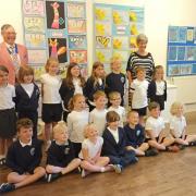 The pupils' artwork is on display at The Meeting House and the Minster. Picture: Greenfylde First School