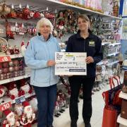 The Original Factory Shop has raised £873.38 for Chard Hospital League of Friends.