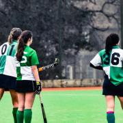 Chard Hockey Ladies in action.