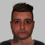 Police are asking for the public's help to trace the man in this e-fit