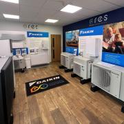 Inside the Daikin Sustainable Home Centre on Lynx Trading Estate. Picture: Daikin UK