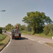 The A3088 link road where the work is being carried out. Picture: Somerset Council