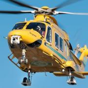 Archive image of an air ambulance for illustrative purposes only
