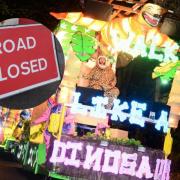 The list shows all the road closures that will be in place in Ilminster during the carnivals