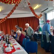 A photo from the shop's Christmas lunch