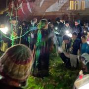 The Wassailing event returned to the community orchard for the second time
