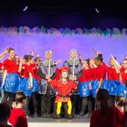 Holyrood Academy's students during one of the shows