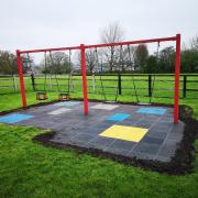 A new swing will soon be installed at Halcombe Park.